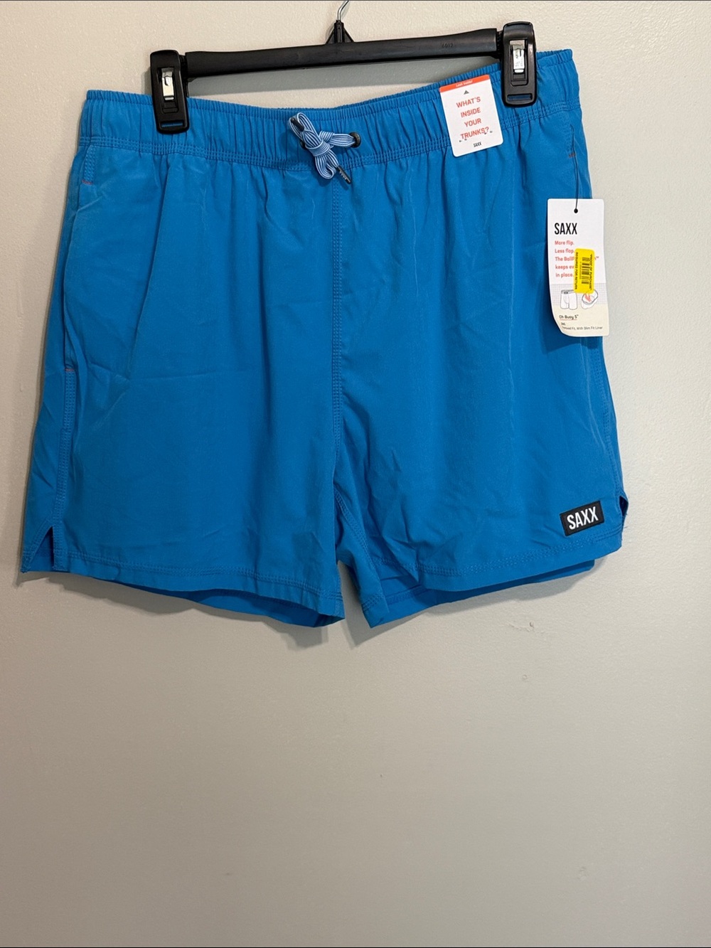 Saxx Men's Bright Blue Hybrid Swim Shorts